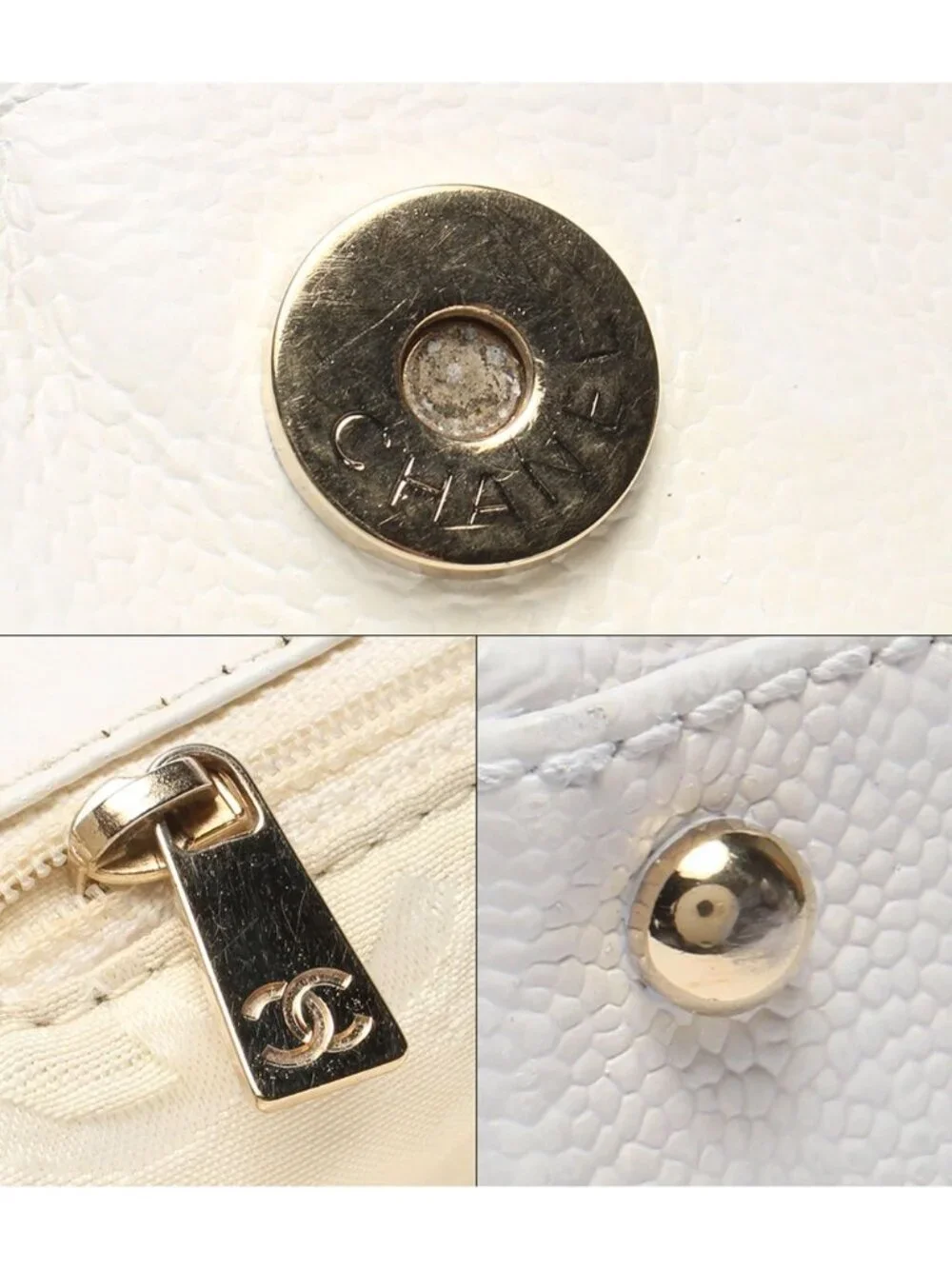 Chanel Tote Shoulder Gold